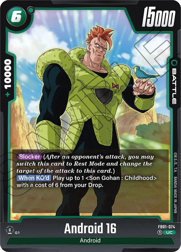 Android 16 - FB01-074 UC - FB01 Awakened Pulse - Fusion World