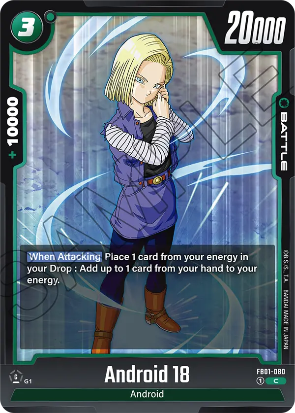 Android 18 - FB01-080 C - FB01 Awakened Pulse - Fusion World