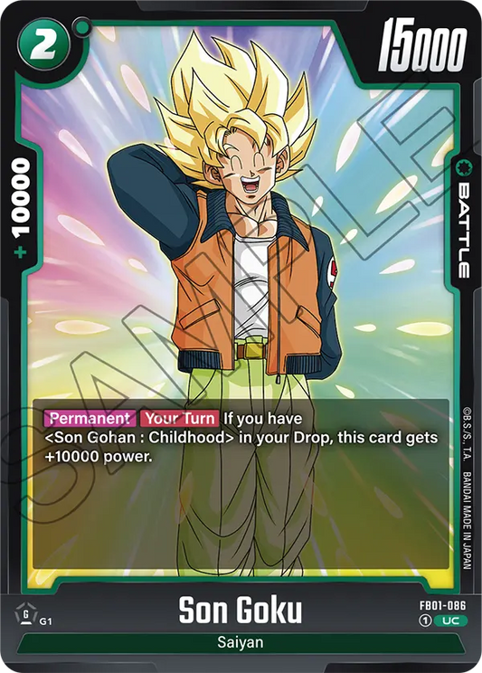 Son Goku - FB01-086 UC - FB01 Awakened Pulse - Fusion World