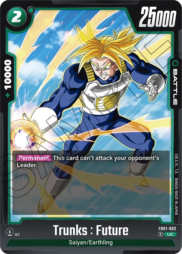 Trunks : Future - FB01-093 UC - FB01 Awakened Pulse - Fusion World