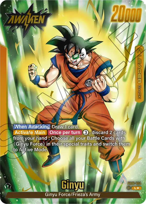 Ginyu - FB01-104 L - FB01 Awakened Pulse - Fusion World (Alt Art Foil)