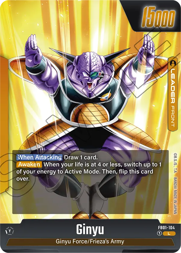 Ginyu - FB01-104 L - FB01 Awakened Pulse - Fusion World