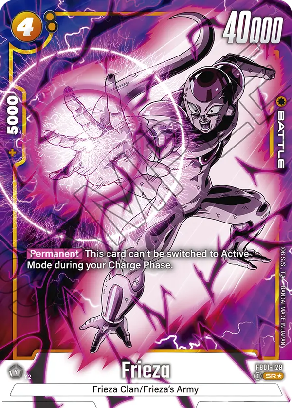 Frieza - FB01-129 SR - FB01 Awakened Pulse - Fusion World (Alt Art Foil)