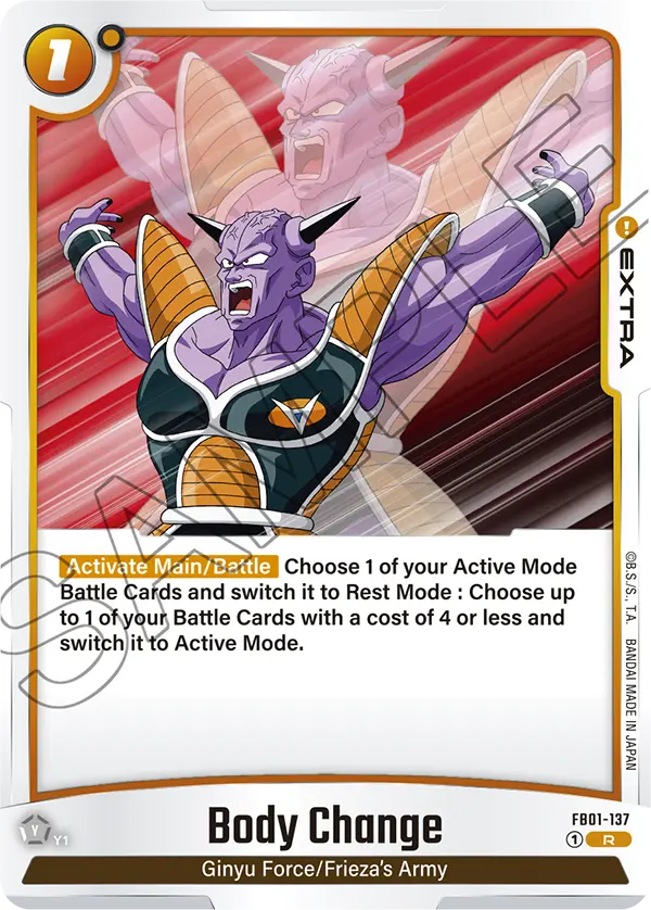 Body Change - FB01-137 R - FB01 Awakened Pulse - Fusion World (Foil)