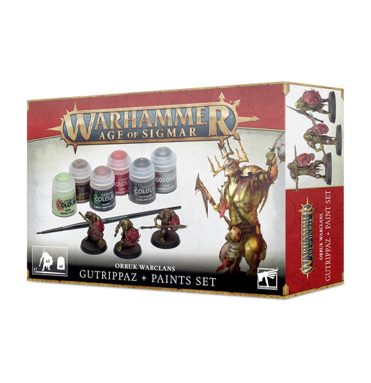 Warhammer Age of Sigmar - Orruk Warclans - Gutrippaz + Paints Set