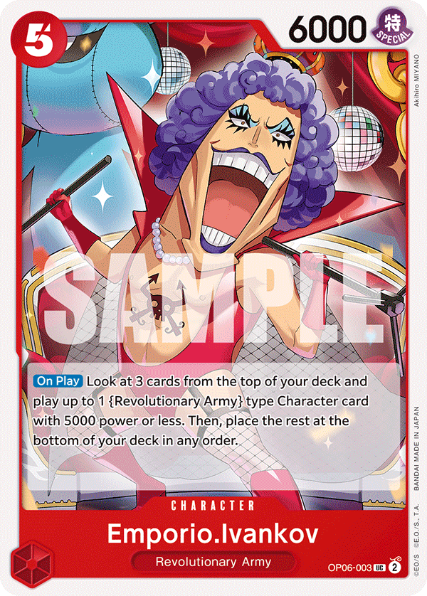 Emporio.Ivankov - OP06-003 UC - OP06 Wings of the Captain - One Piece Card Game