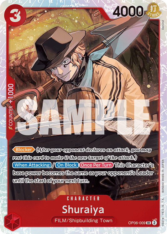 Shuraiya - OP06-009 SR - OP06 Wings of the Captain - One Piece Card Game (Foil)