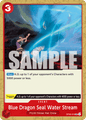 Blue Dragon Seal Water Stream - OP06-019 UC - OP06 Wings of the Captain - One Piece Card Game