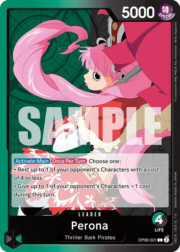 Perona - OP06-021 L - OP06 Wings of the Captain - One Piece Card Game