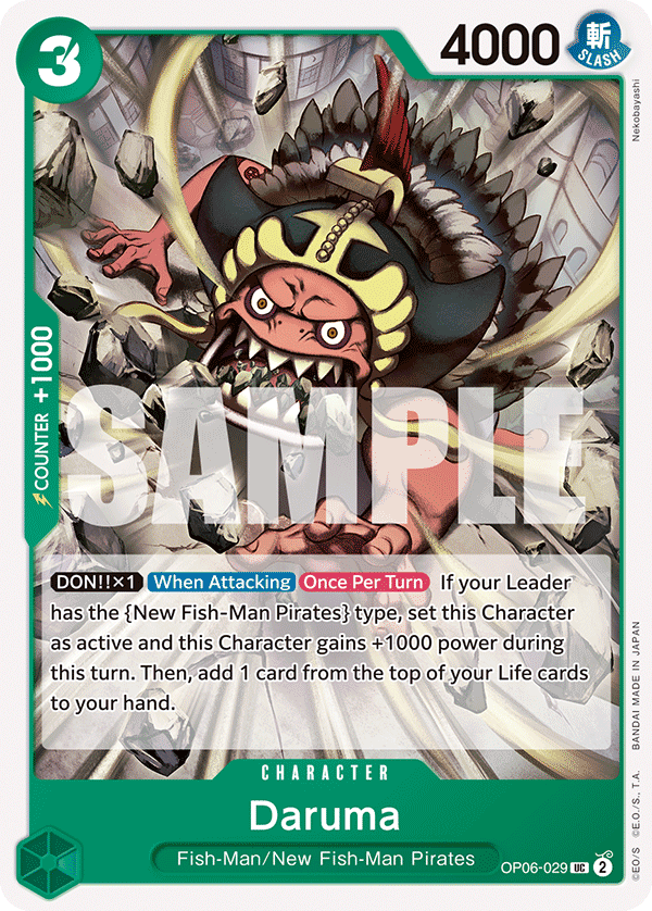 Daruma - OP06-029 UC - OP06 Wings of the Captain - One Piece Card Game