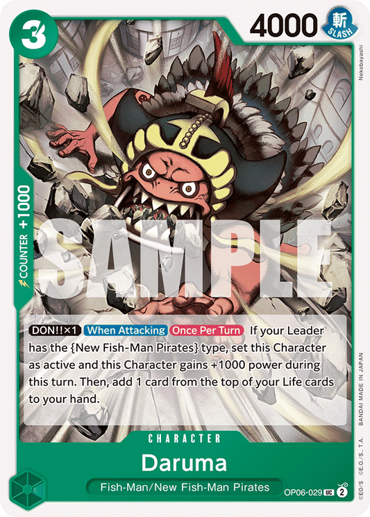 Daruma - OP06-029 UC - OP06 Wings of the Captain - One Piece Card Game