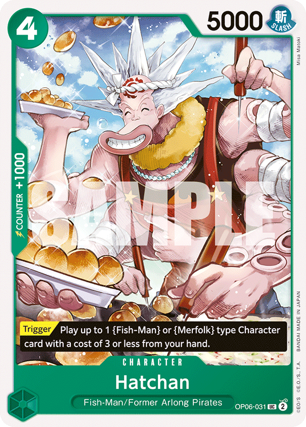 Hatchan - OP06-031 UC - OP06 Wings of the Captain - One Piece Card Game