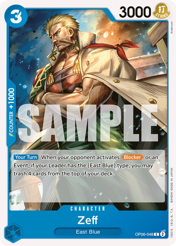 Zeff - OP06-048 C - OP06 Wings of the Captain - One Piece Card Game