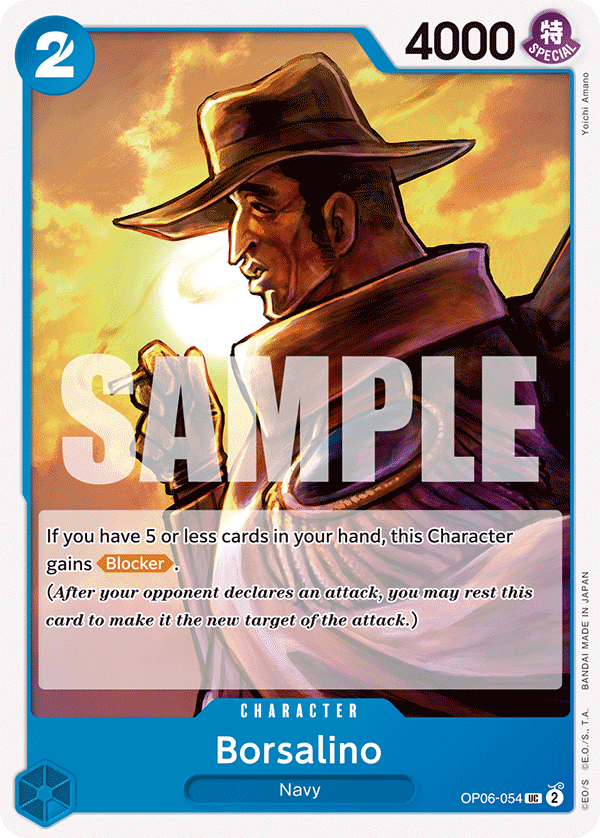 Borsalino - OP06-054 UC - OP06 Wings of the Captain - One Piece Card Game