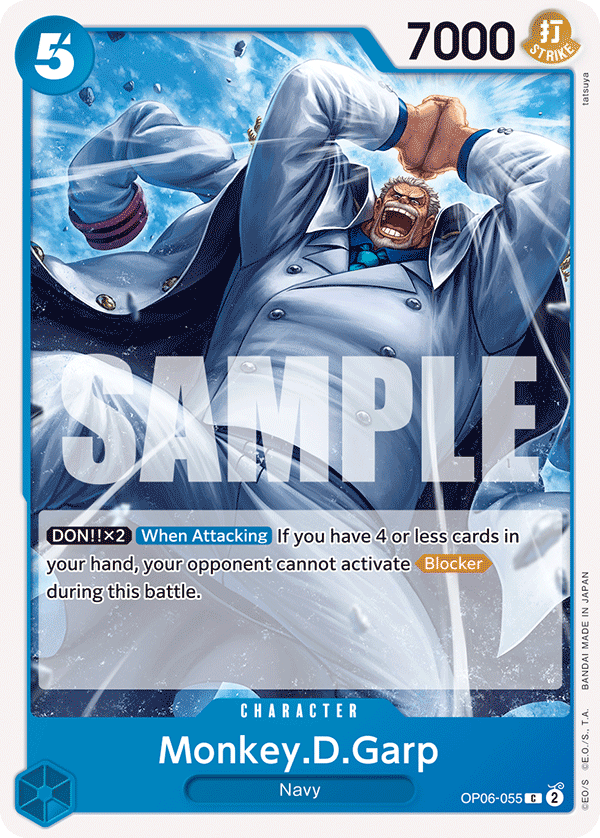 Monkey.D.Garp - OP06-055 C - OP06 Wings of the Captain - One Piece Card Game