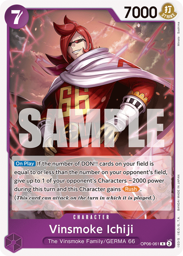 Vinsmoke Ichiji - OP06-061 R - OP06 Wings of the Captain - One Piece Card Game (Foil)