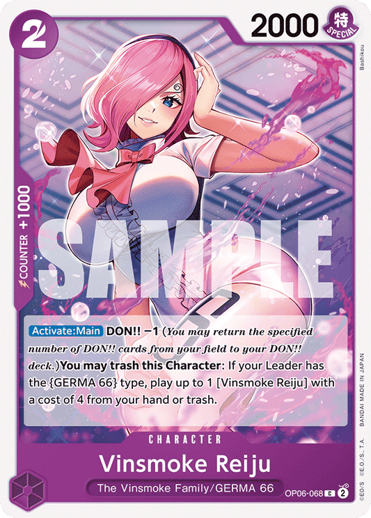 Vinsmoke Reiju - OP06-068 C - OP06 Wings of the Captain - One Piece Card Game