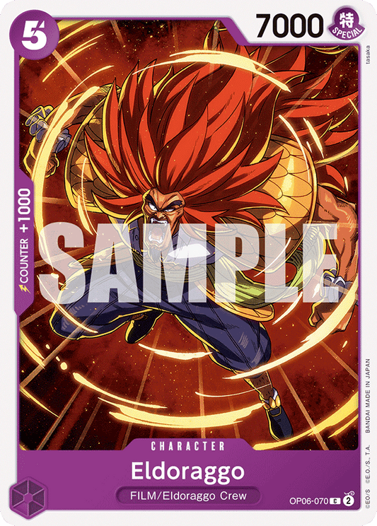 Eldoraggo - OP06-070 C - OP06 Wings of the Captain - One Piece Card Game