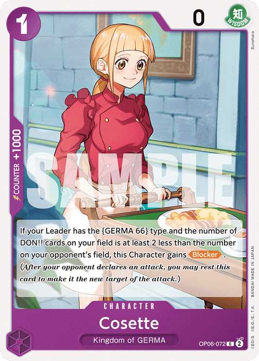 Cosette - OP06-072 C - OP06 Wings of the Captain - One Piece Card Game