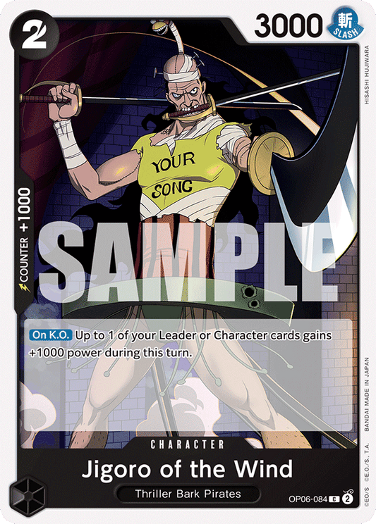 Jigoro of the Wind - OP06-084 C - OP06 Wings of the Captain - One Piece Card Game