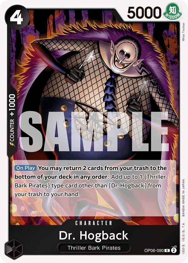 Dr. Hogback - OP06-090 R - OP06 Wings of the Captain - One Piece Card Game (Foil)