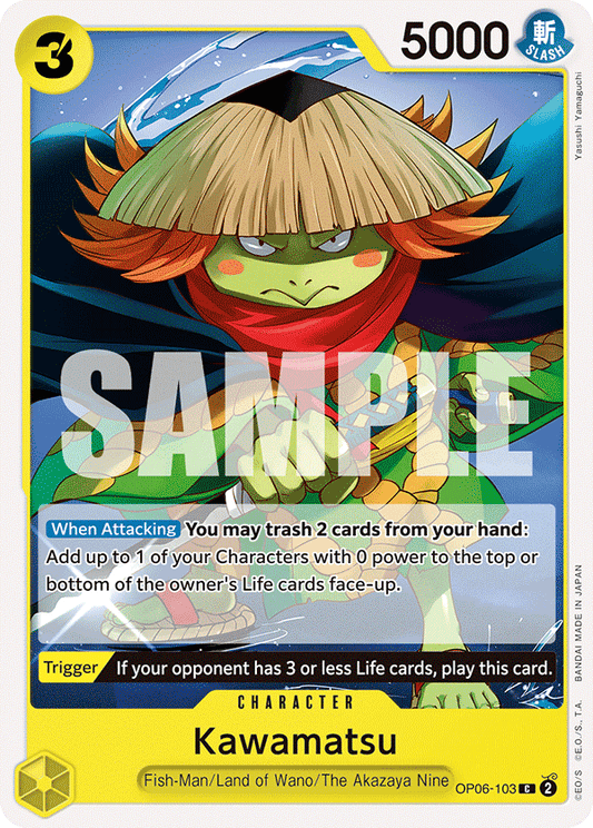 Kawamatsu - OP06-103 C - OP06 Wings of the Captain - One Piece Card Game