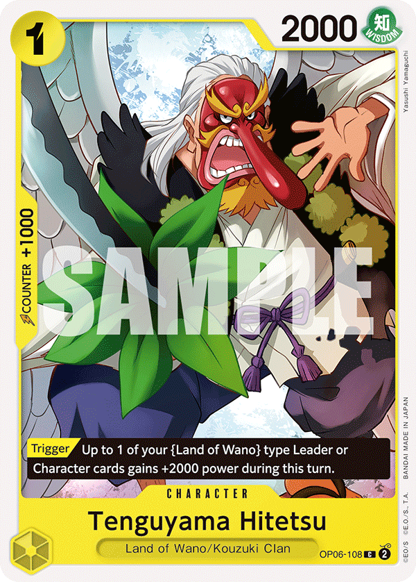 Tenguyama Hitetsu - OP06-108 C - OP06 Wings of the Captain - One Piece Card Game