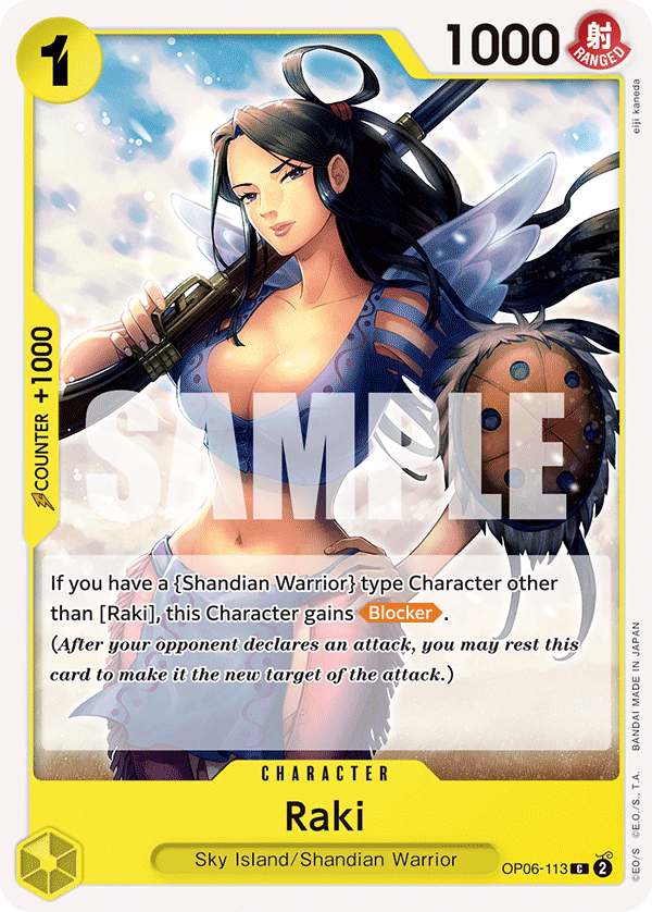 Raki - OP06-113 C - OP06 Wings of the Captain - One Piece Card Game