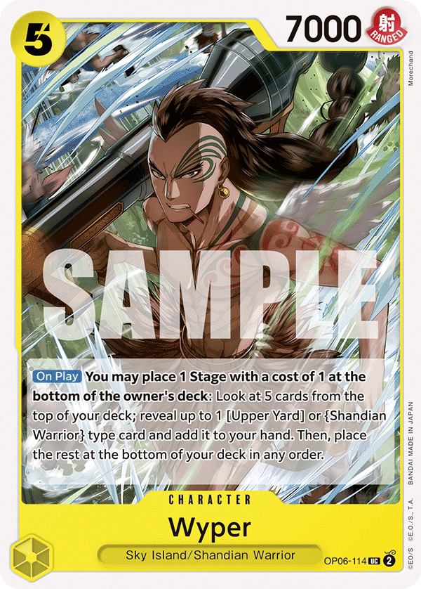 Wyper - OP06-114 UC - OP06 Wings of the Captain - One Piece Card Game