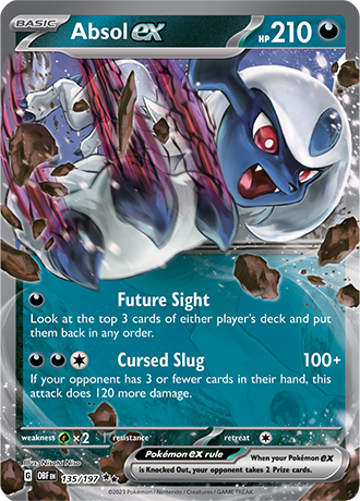 Absol EX - 135/197 DR - Scarlet & Violet Obsidian Flames - Pokemon TCG (Holo)