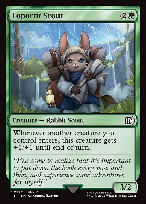 Loporrit Scout - Final Fantasy FIN - NM - 0192 C (Foil)