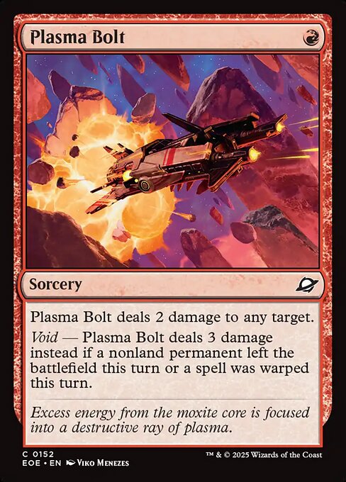 Plasma Bolt - Edge of Eternities EOE - NM - 0152 C (Foil)