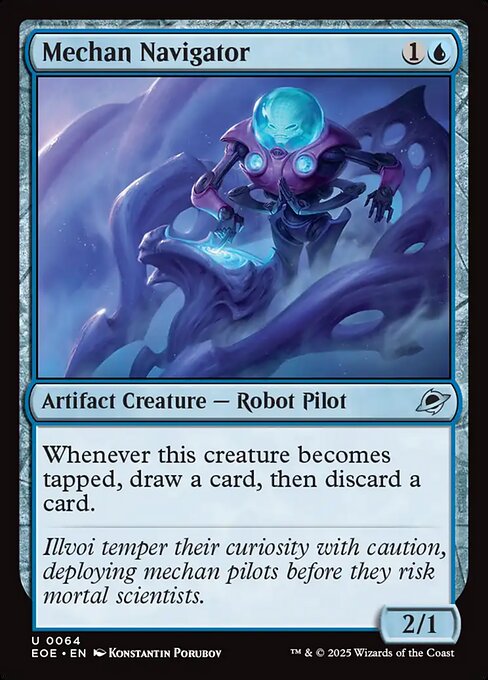 Mechan Navigator - Edge of Eternities EOE - NM - 0064 U (Foil)