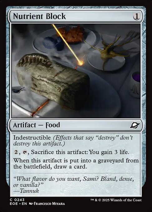 Nutrient Block - Edge of Eternities EOE - NM - 0243 C (Foil)