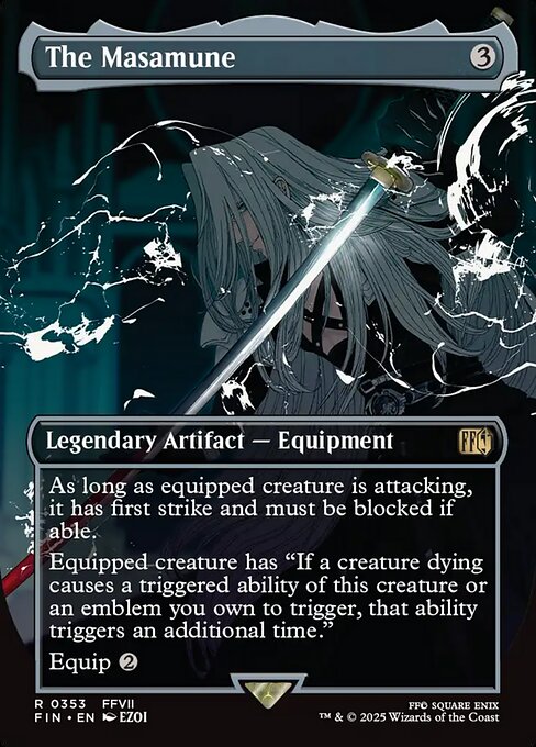 The Masamune - Final Fantasy FIN - NM - 0353 R (Borderless)