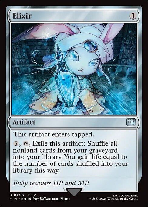 Elixir - Final Fantasy FIN - NM - 0256 U (Foil)