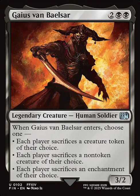 Gaius van Baelsar - Final Fantasy FIN - NM - 0102 U (Foil)