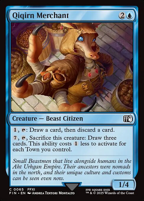 Qiqirn Merchant - Final Fantasy FIN - NM - 0065 C