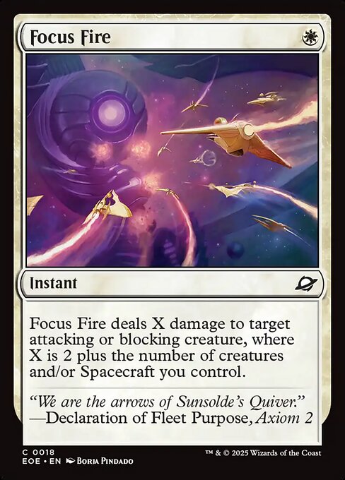 Focus Fire - Edge of Eternities EOE - NM - 0018 C