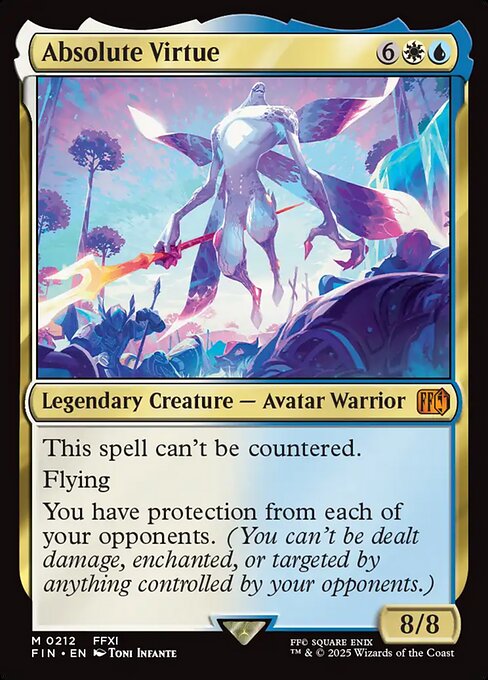 Absolute Virtue - Final Fantasy FIN - NM - 0212 M (Foil)