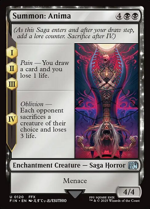 Summon: Anima - Final Fantasy FIN - NM - 0120 U (Foil)