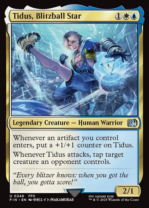 Tidus, Blitzball Star - Final Fantasy FIN - NM - 0246 U