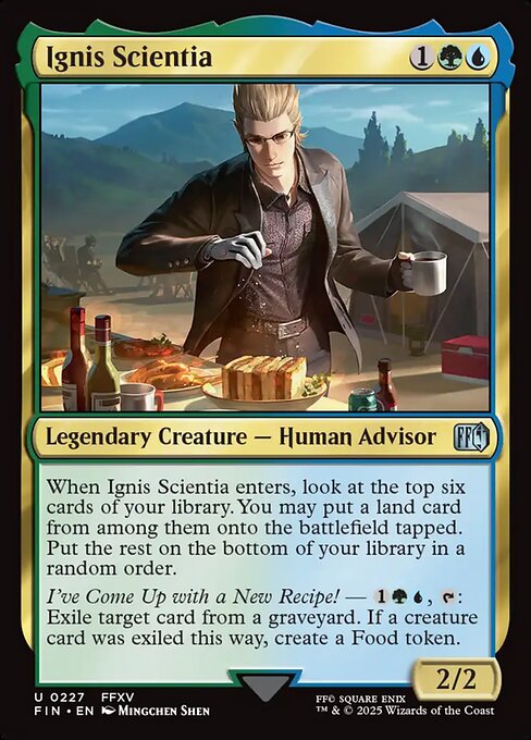 Ignis Scientia - Final Fantasy FIN - NM - 0227 U (Foil)