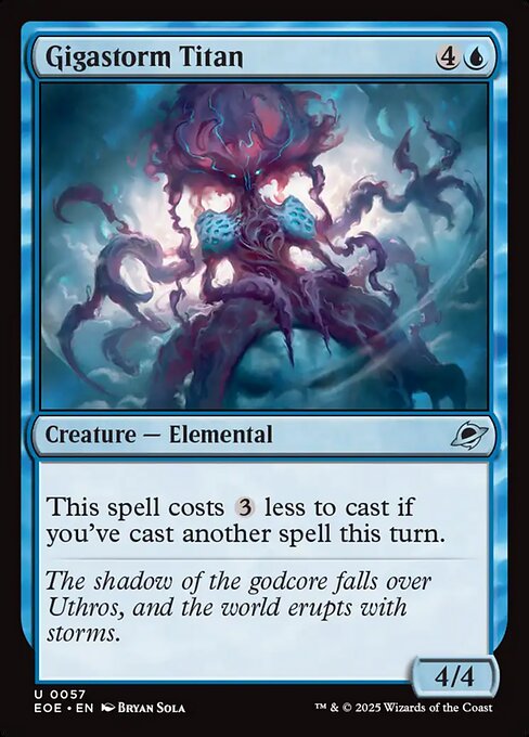 Gigastorm Titan - Edge of Eternities EOE - NM - 0057 U