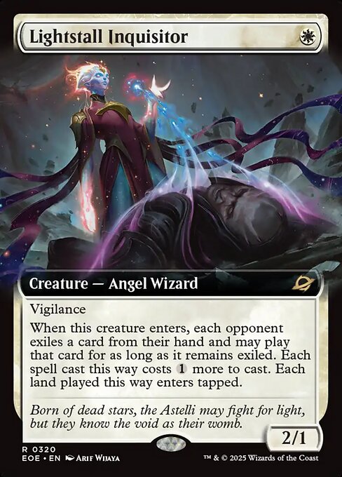 Lightstall Inquisitor - Edge of Eternities EOE - NM - 0320 R (Extended Foil)