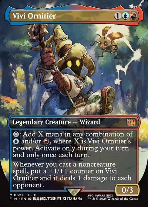 Vivi Ornitier - Final Fantasy FIN - NM - 0321 M (Borderless Foil)