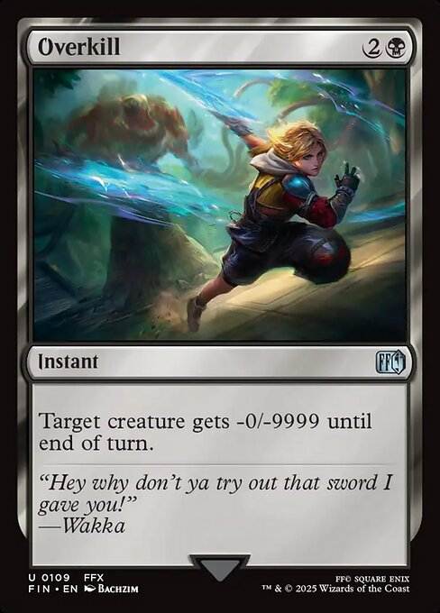 Overkill - Final Fantasy FIN - NM - 0109 U (Foil)