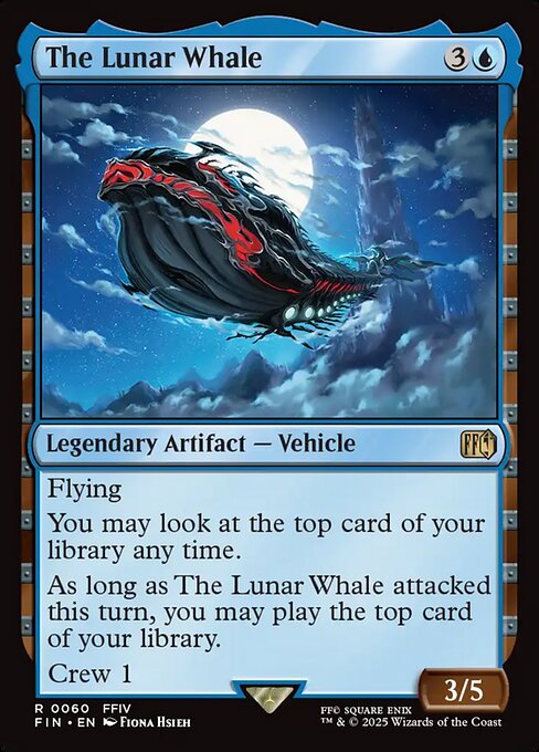 The Lunar Whale - Final Fantasy FIN - NM - 0060 R (Foil)