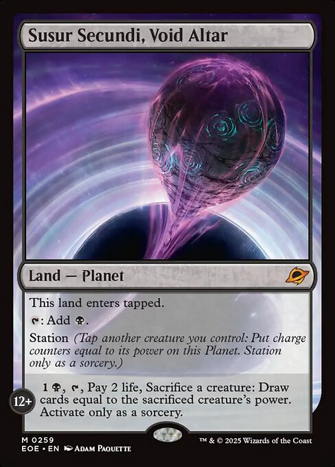 Susur Secundi, Void Altar - Edge of Eternities EOE - NM - 0259 M (Full Art)