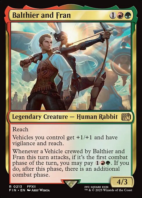Balthier and Fran - Final Fantasy FIN - NM - 0213 R (Foil)